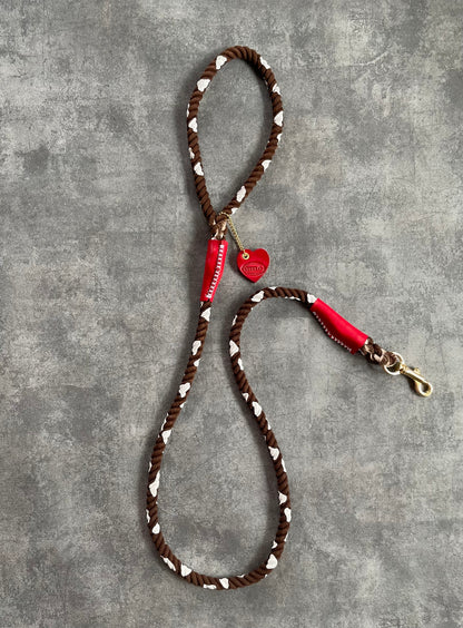 COW PATTERN ROPE LEAD/太さ9mm/15kg迄