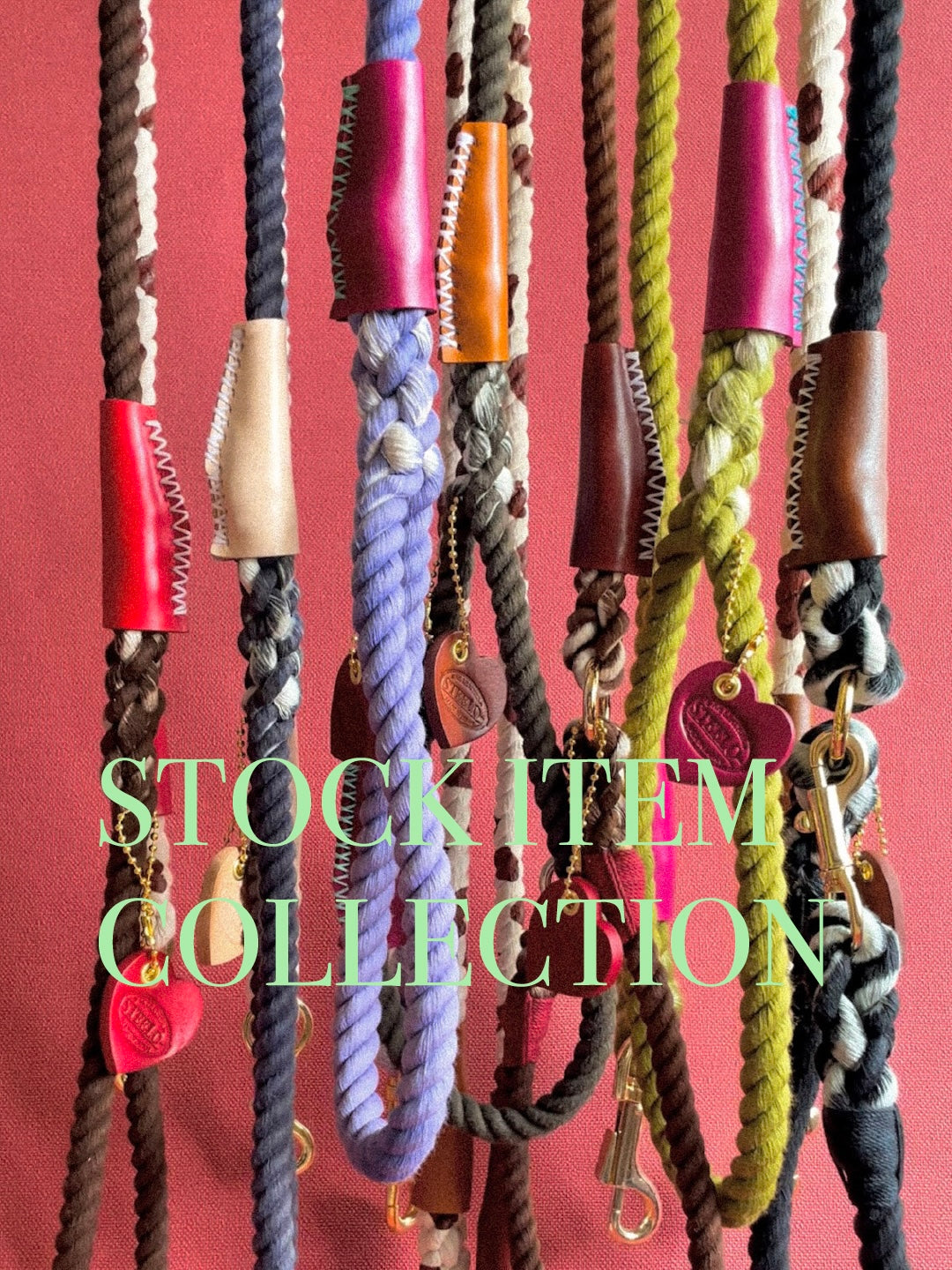 「美品」STEELO ロープ首輪 ブラック 犬用リード・ロープリード・レザー首輪のオーダーメイド|【 STEELO 首輪・ハーネス・リード