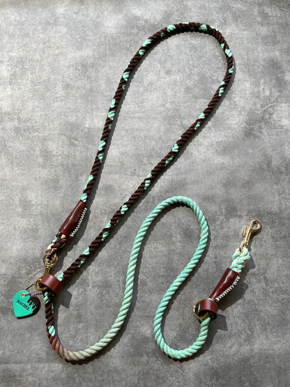 CHOCO MINT 2WAY ROPE LEAD × MINT PATTERN