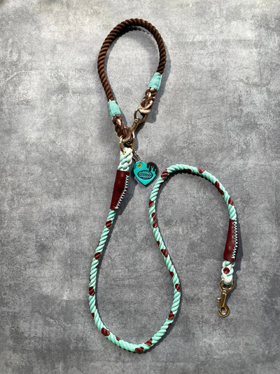 CHOCO MINT CAFE LEAD × BROWN PATTERN