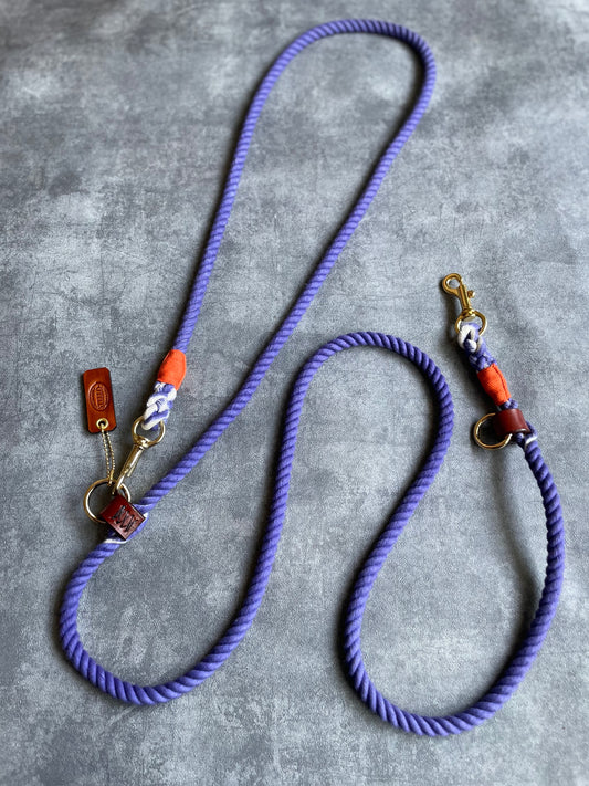 2WAY ROPE LEAD/VIOLET/太さ9mm/15kg迄