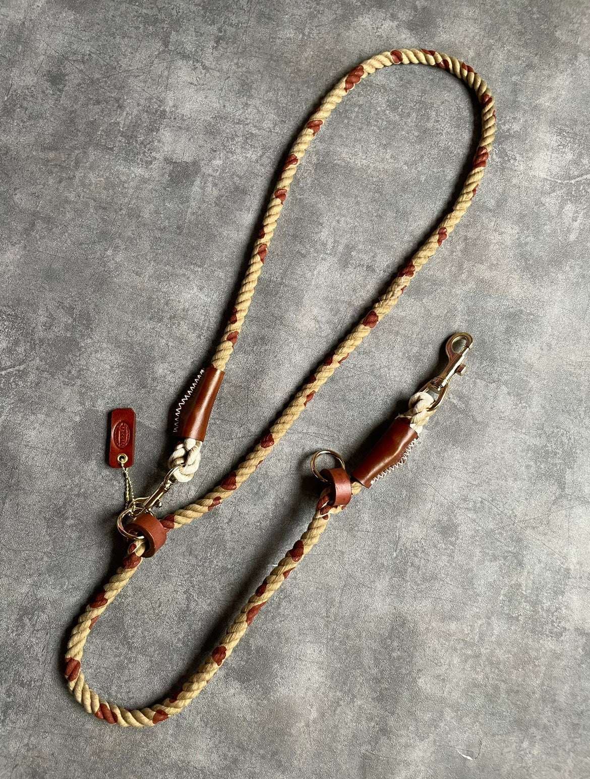 牛柄 2WAY ROPE LEAD