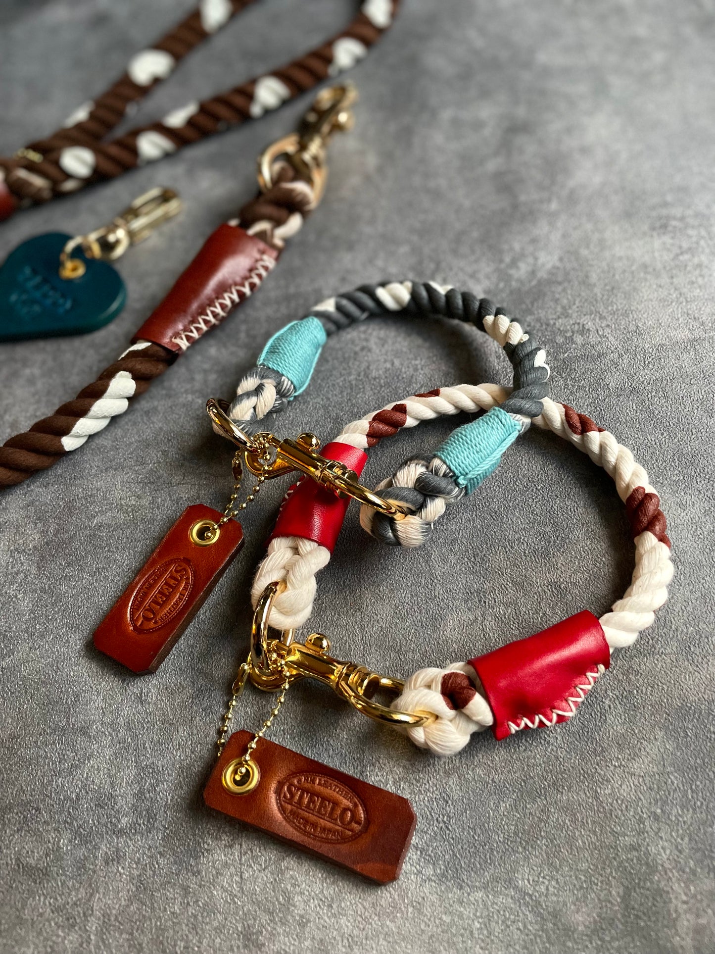 牛柄ROPE COLLAR