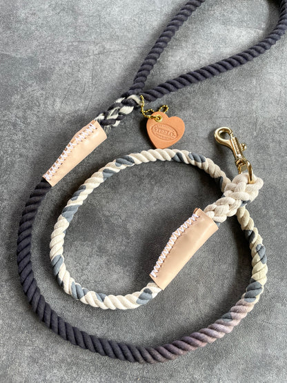 GRADATION COW PATTERN ROPE LEAD/太さ9mm/15kg迄