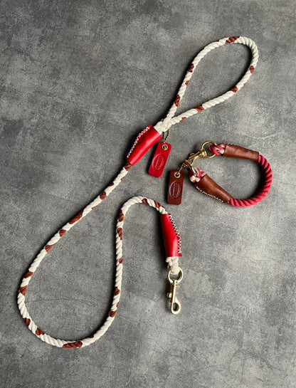 CUSTOM CASUAL 牛柄 ROPE LEAD