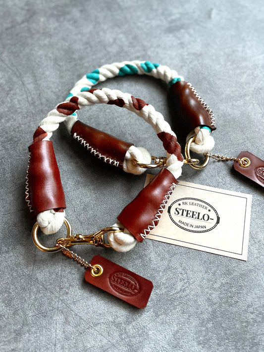 Cow pattern ROPE COLLAR