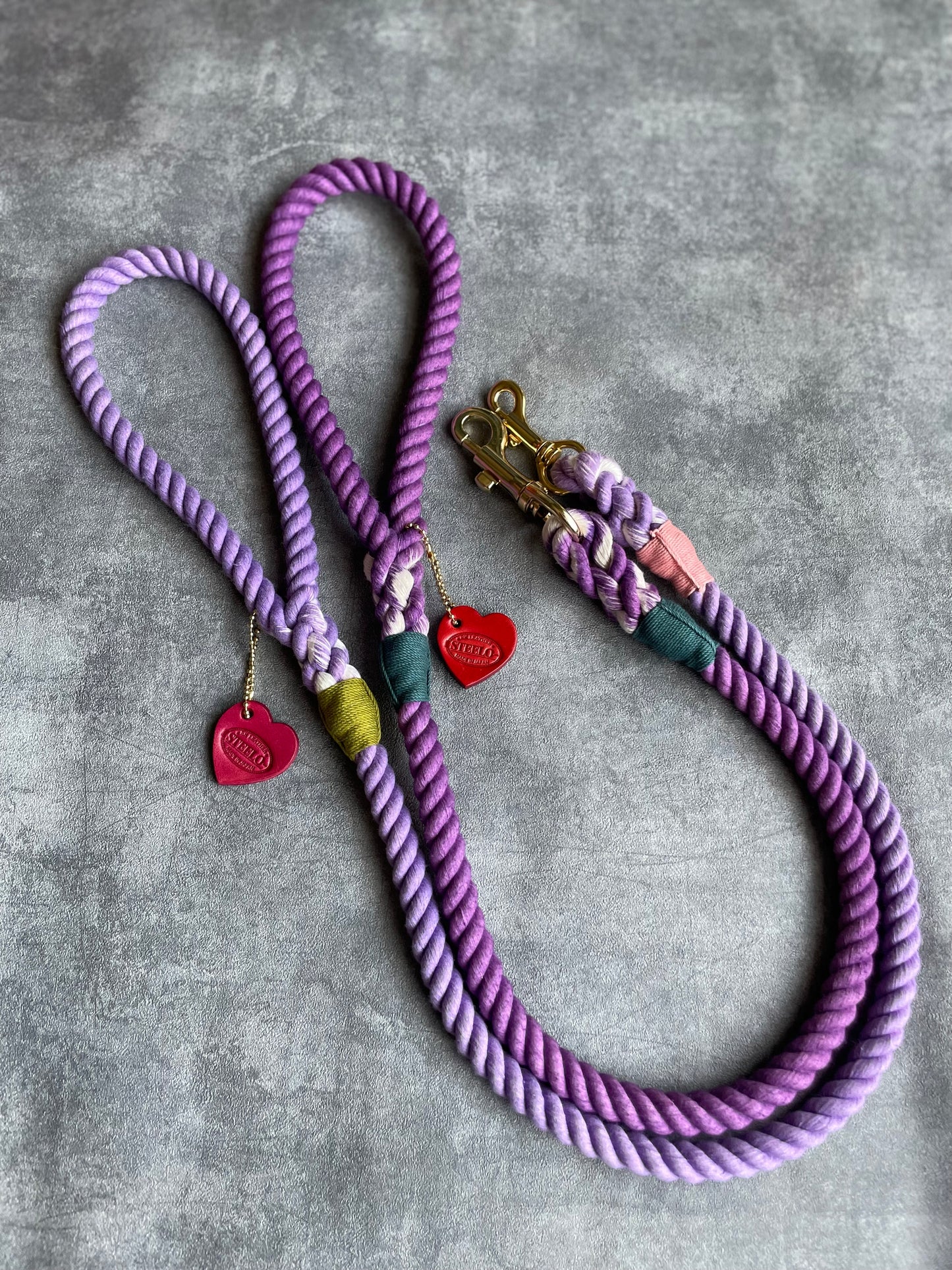 CASUAL ROPE LEAD/ PURPLE /太さ12mm
