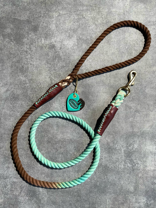 CHOCO MINT  ROPE LEAD - BROWN × MINT GRADATION