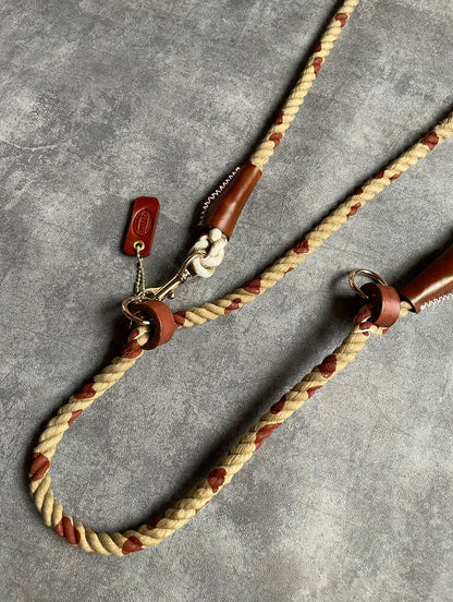牛柄 2WAY ROPE LEAD