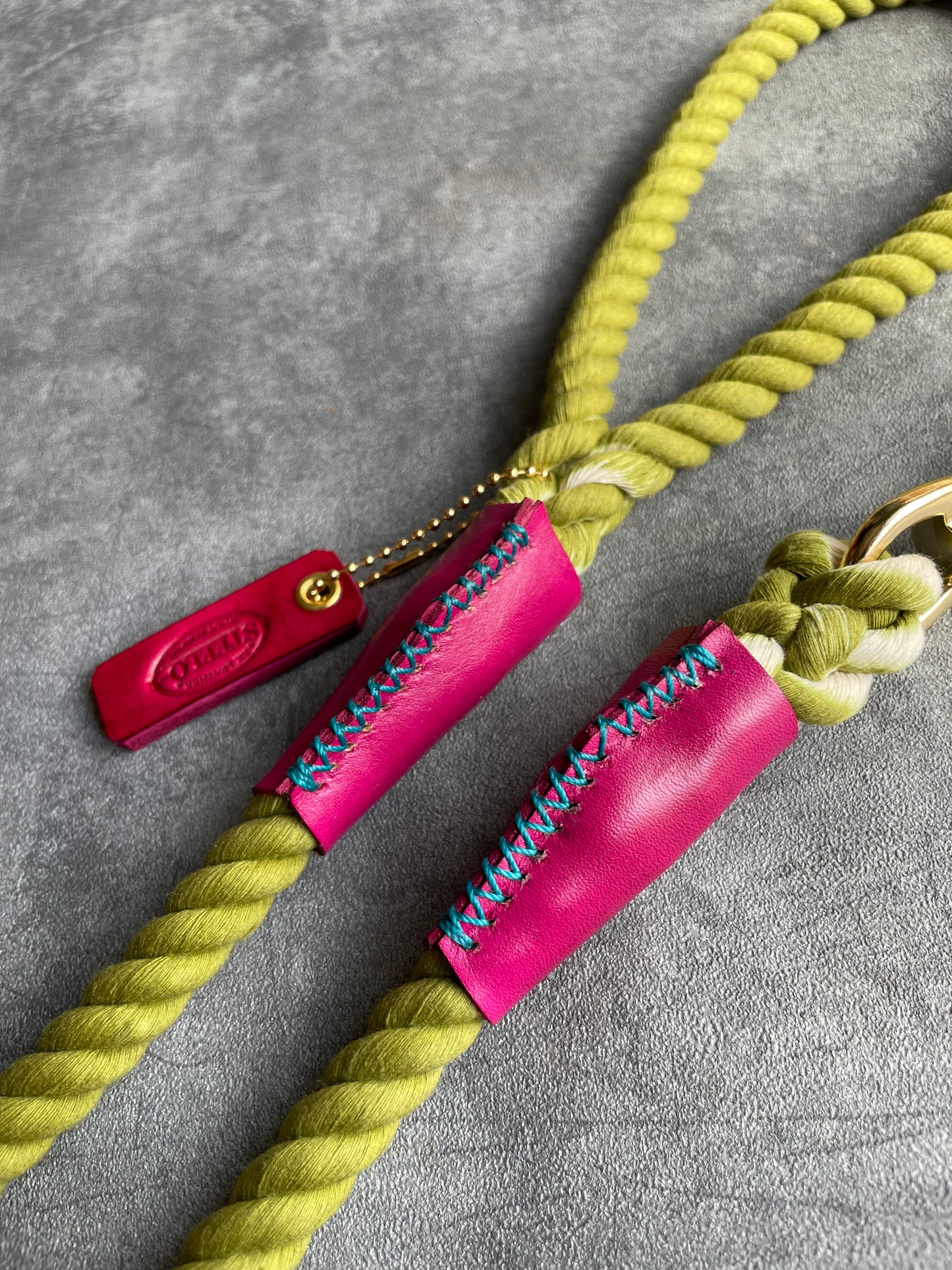 CASUAL ROPE LEAD/PISTACHIO/太さ12mm/20kg-70kg迄