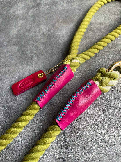 CASUAL ROPE LEAD/PISTACHIO/太さ12mm/20kg-70kg迄
