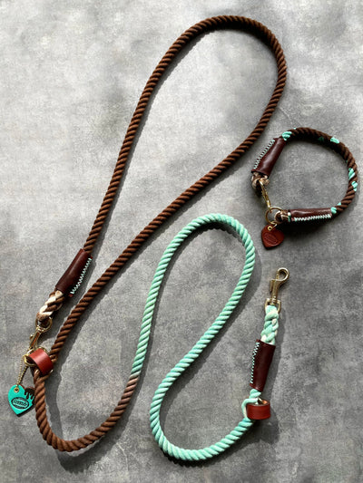 CHOCO MINT 2WAY ROPE LEAD