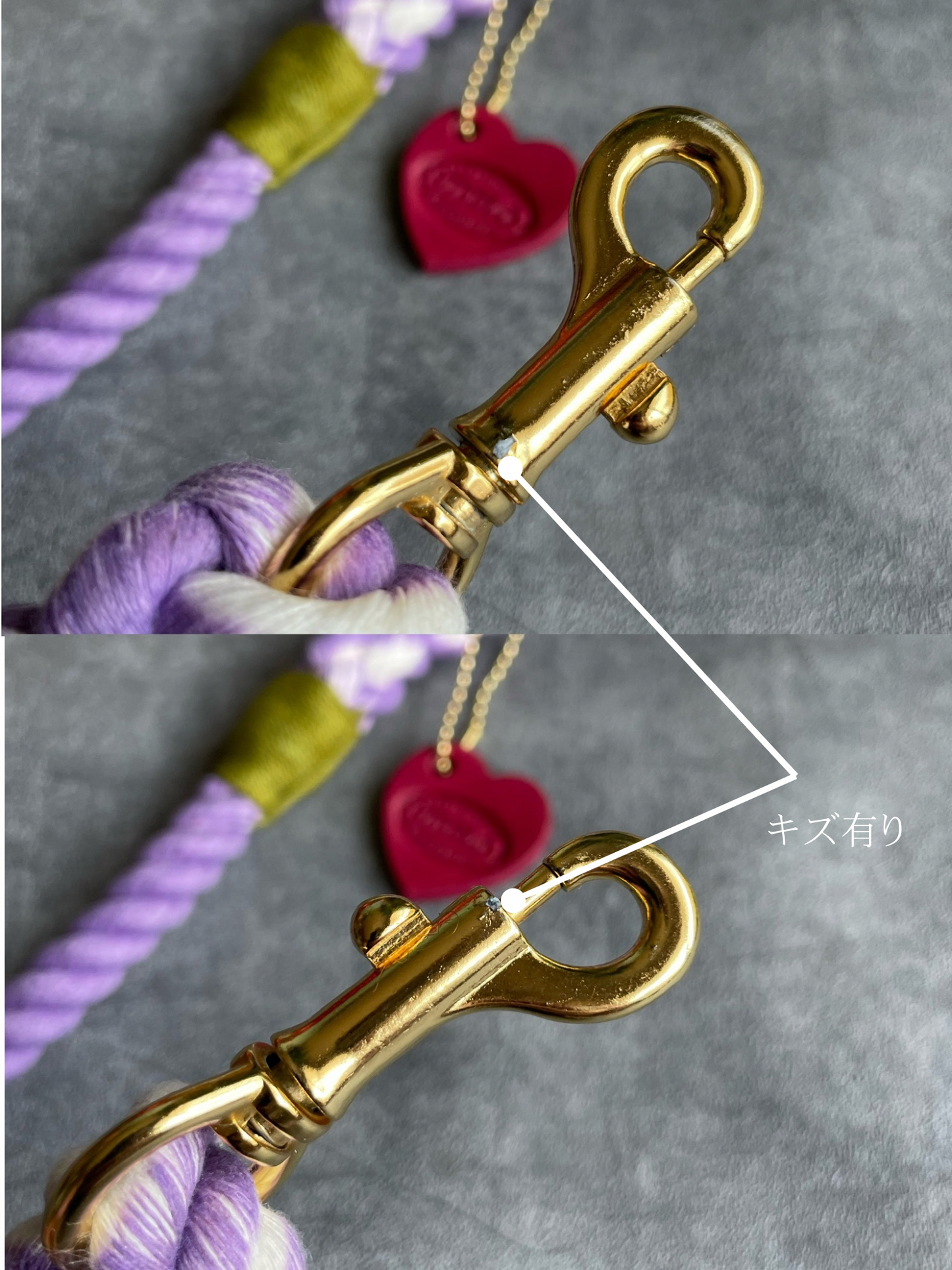 CASUAL ROPE LEAD/ PURPLE /太さ12mm