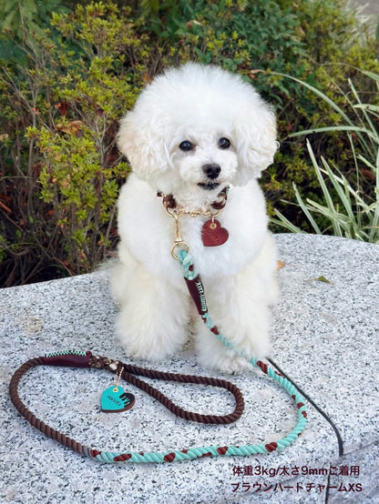 CHOCO MINT ROPE COLLAR - MINT