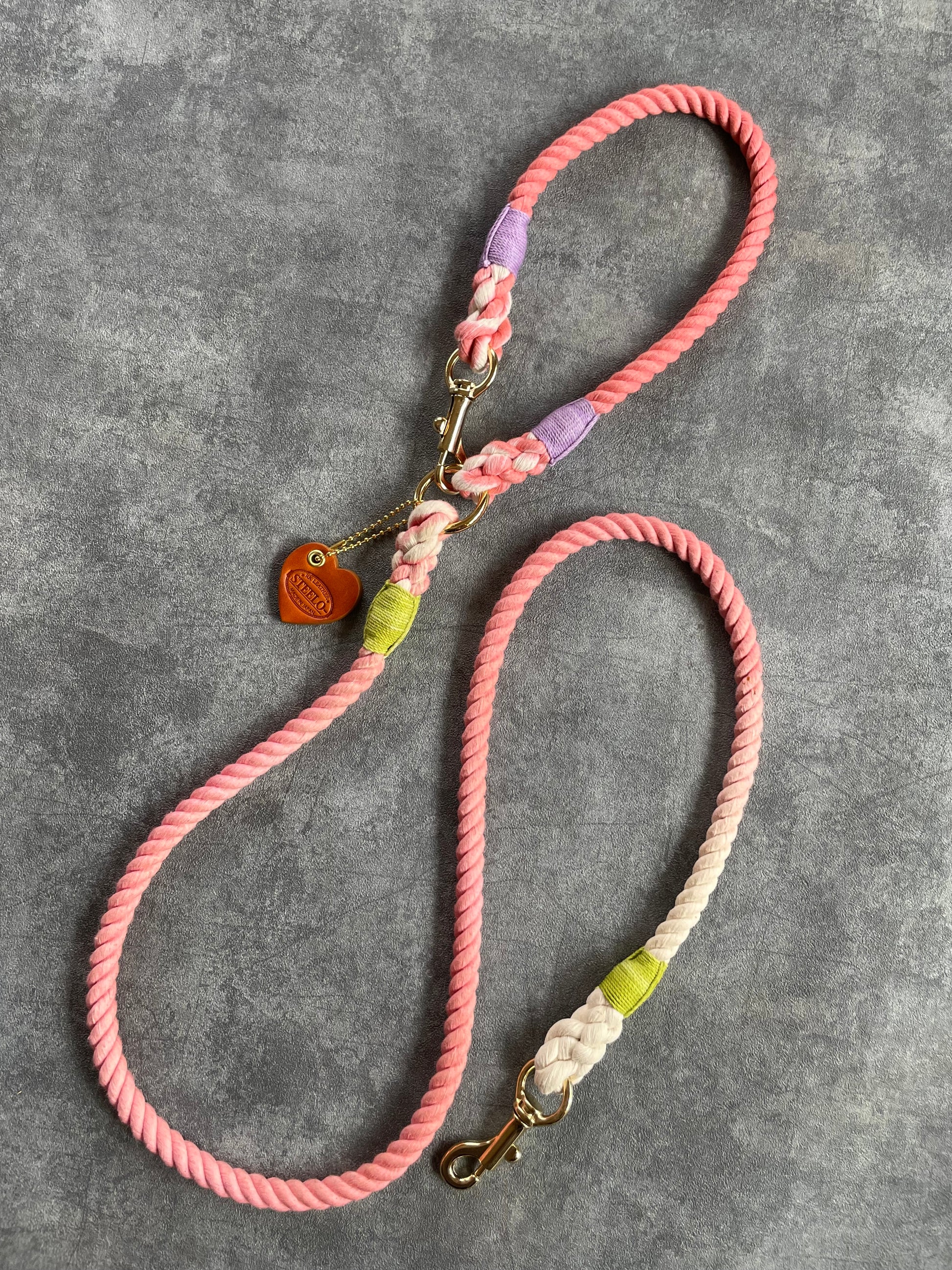 カフェロープリード 犬用リード オーダーメイド STEELO-rkleather
