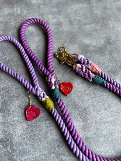 CASUAL ROPE LEAD/ PURPLE /太さ12mm