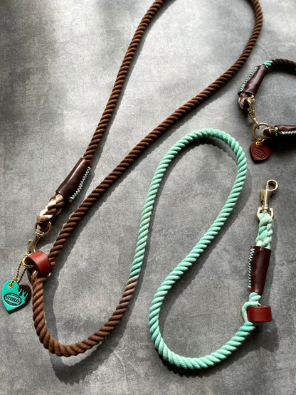 CHOCO MINT 2WAY ROPE LEAD