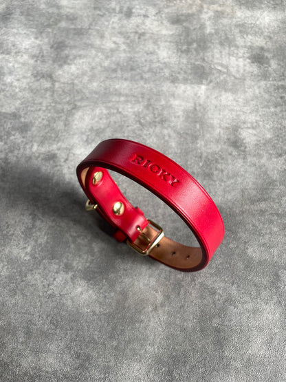 SIMPLE LEATHER COLLAR/全22色