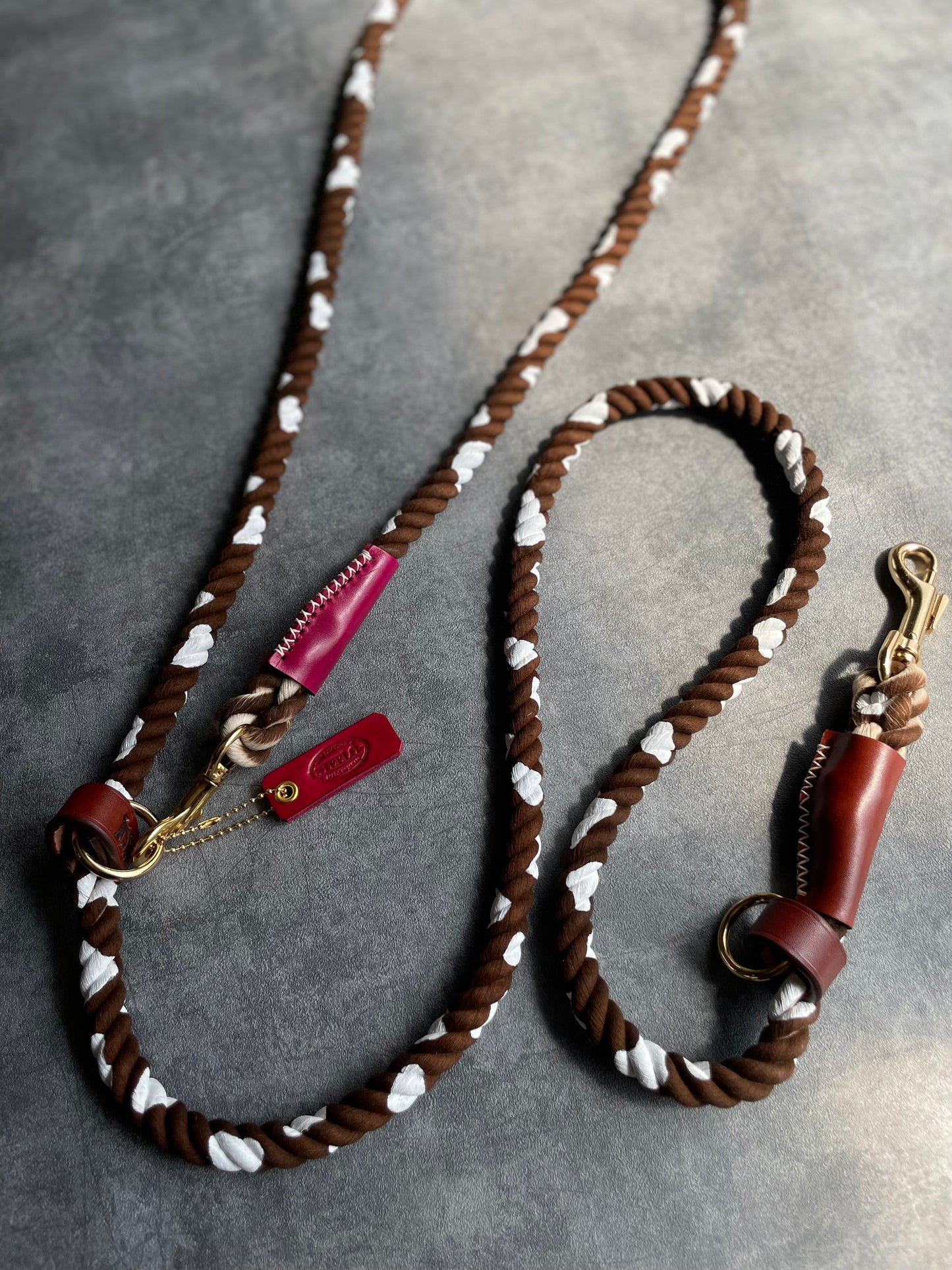 牛柄 2WAY ROPE LEAD