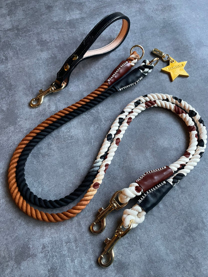 GRADATION Cow pattern ROPE LEAD single item 