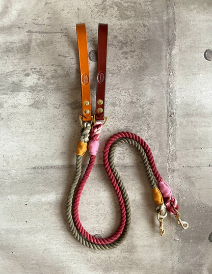CUSTOM LEATHER ROPE LEAD