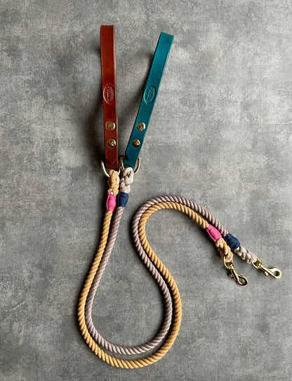 CUSTOM LEATHER ROPE LEAD