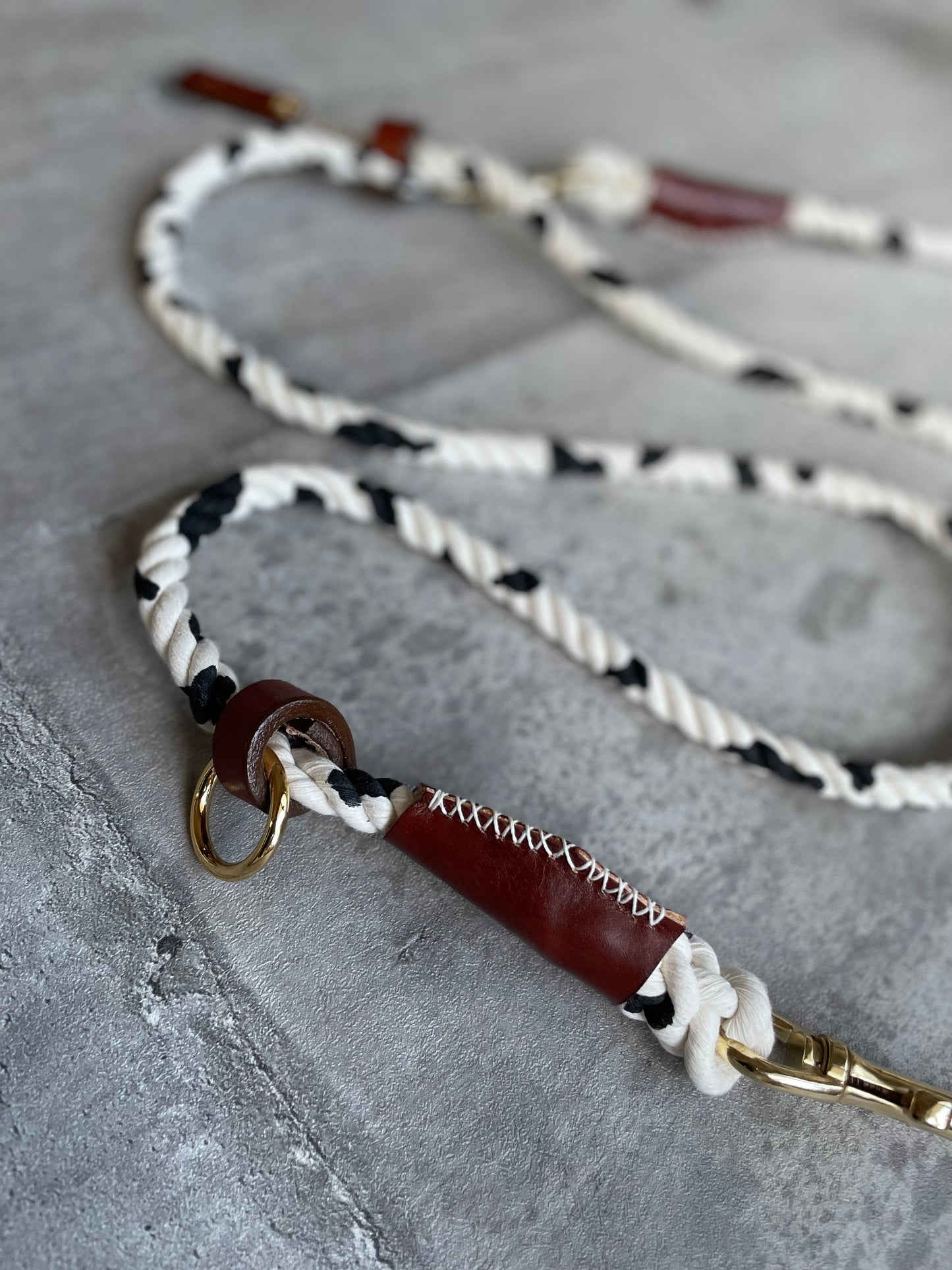牛柄 2WAY ROPE LEAD