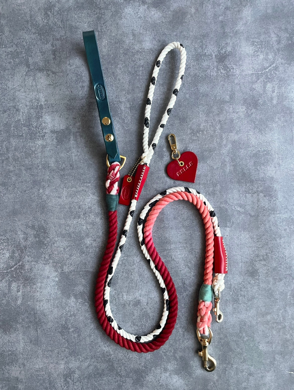 CUSTOM CASUAL 牛柄 ROPE LEAD