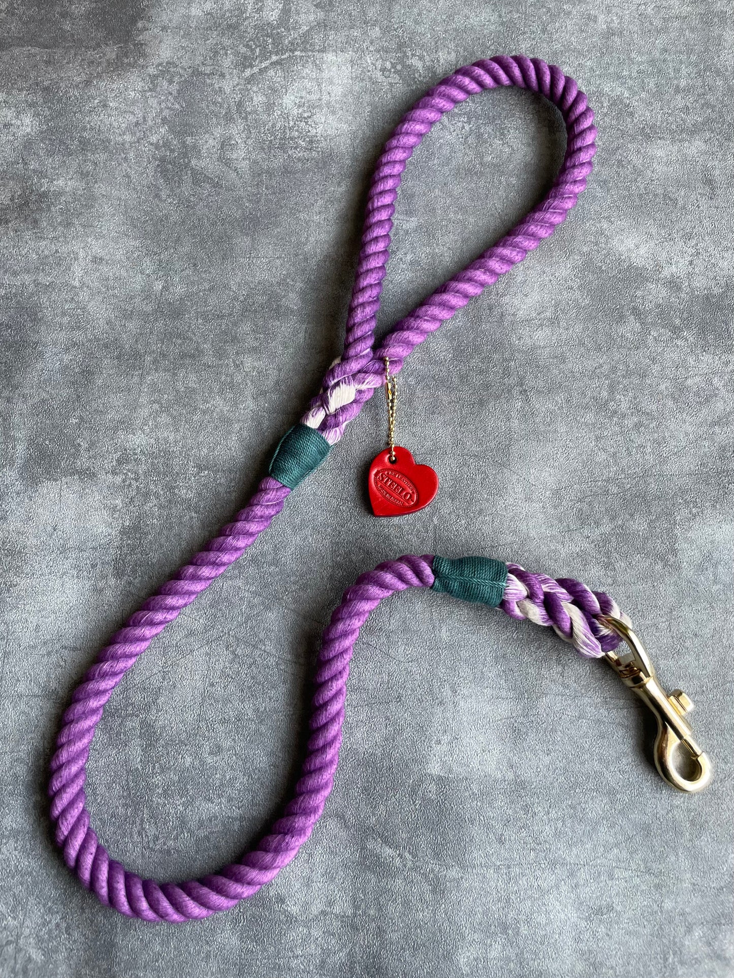 CASUAL ROPE LEAD/ PURPLE /太さ12mm