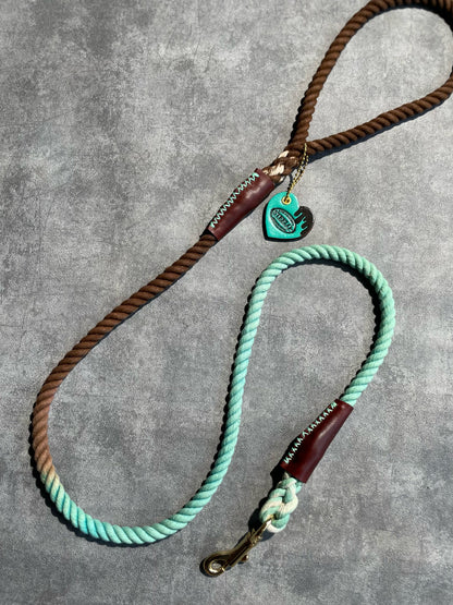 CHOCO MINT  ROPE LEAD - BROWN × MINT GRADATION