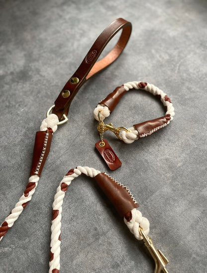 牛柄ROPE COLLAR