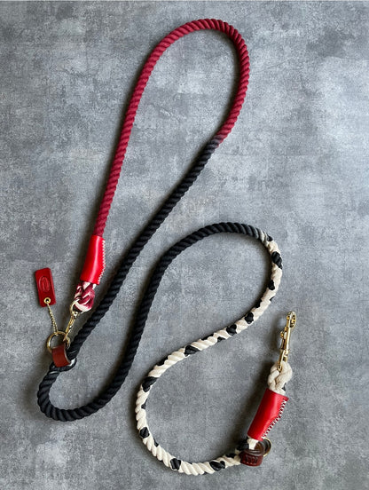 CUSTOM GRADATION 牛柄 2WAY ROPE LEAD