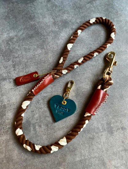 CUSTOM CASUAL 牛柄 ROPE LEAD