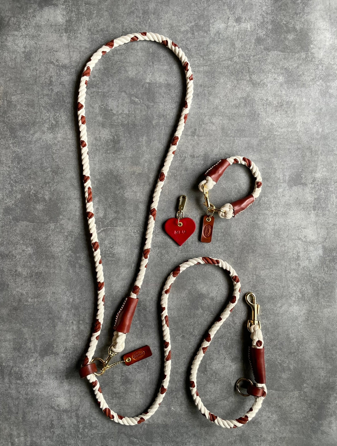 牛柄 2WAY ROPE LEAD