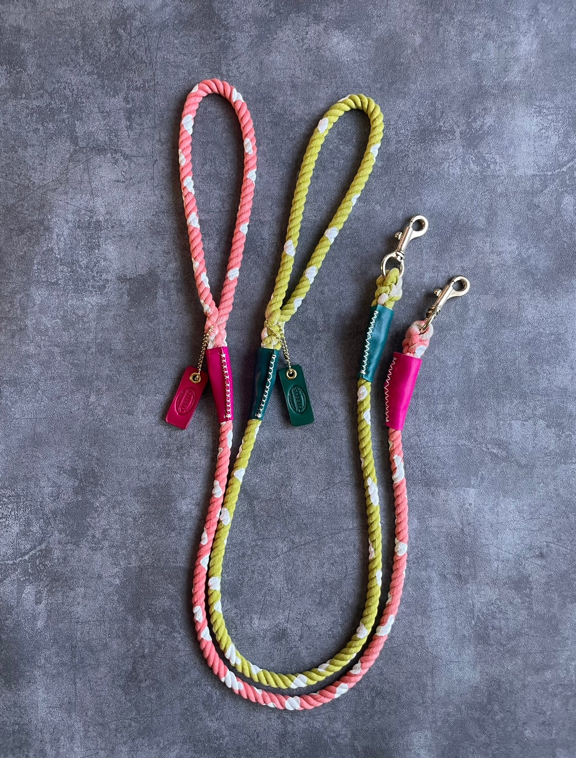 CUSTOM CASUAL 牛柄 ROPE LEAD