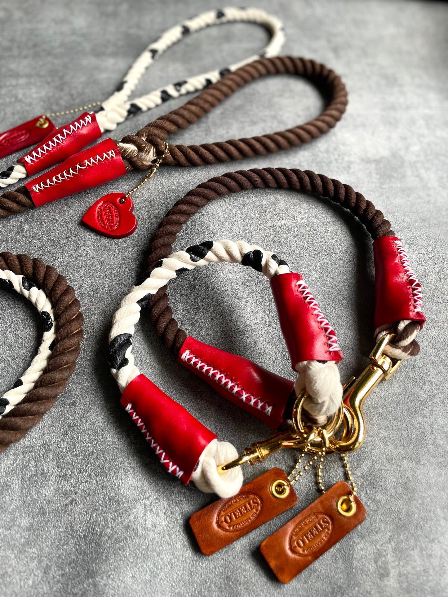 牛柄ROPE COLLAR