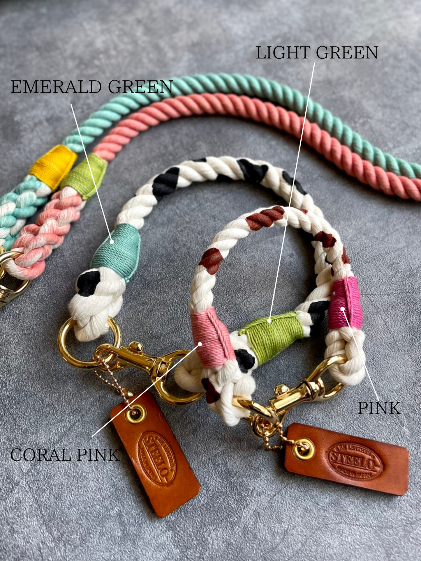 牛柄ROPE COLLAR